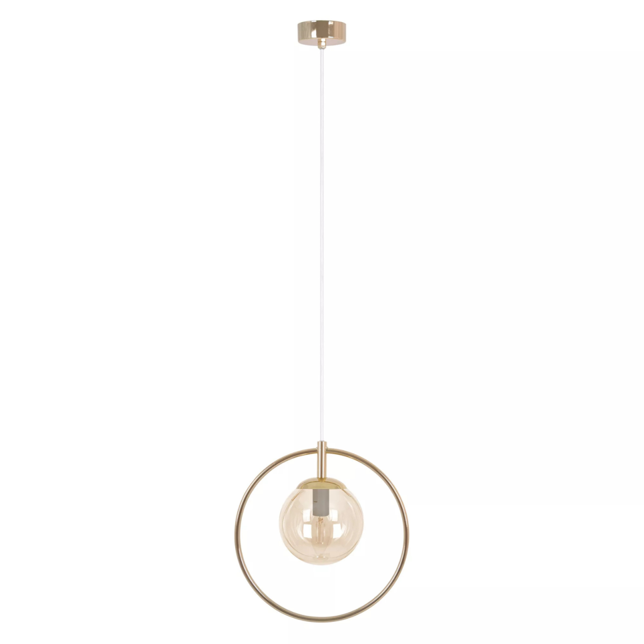 Lampă suspendată K-5395 SVEN E27 metal și sticlă [2]