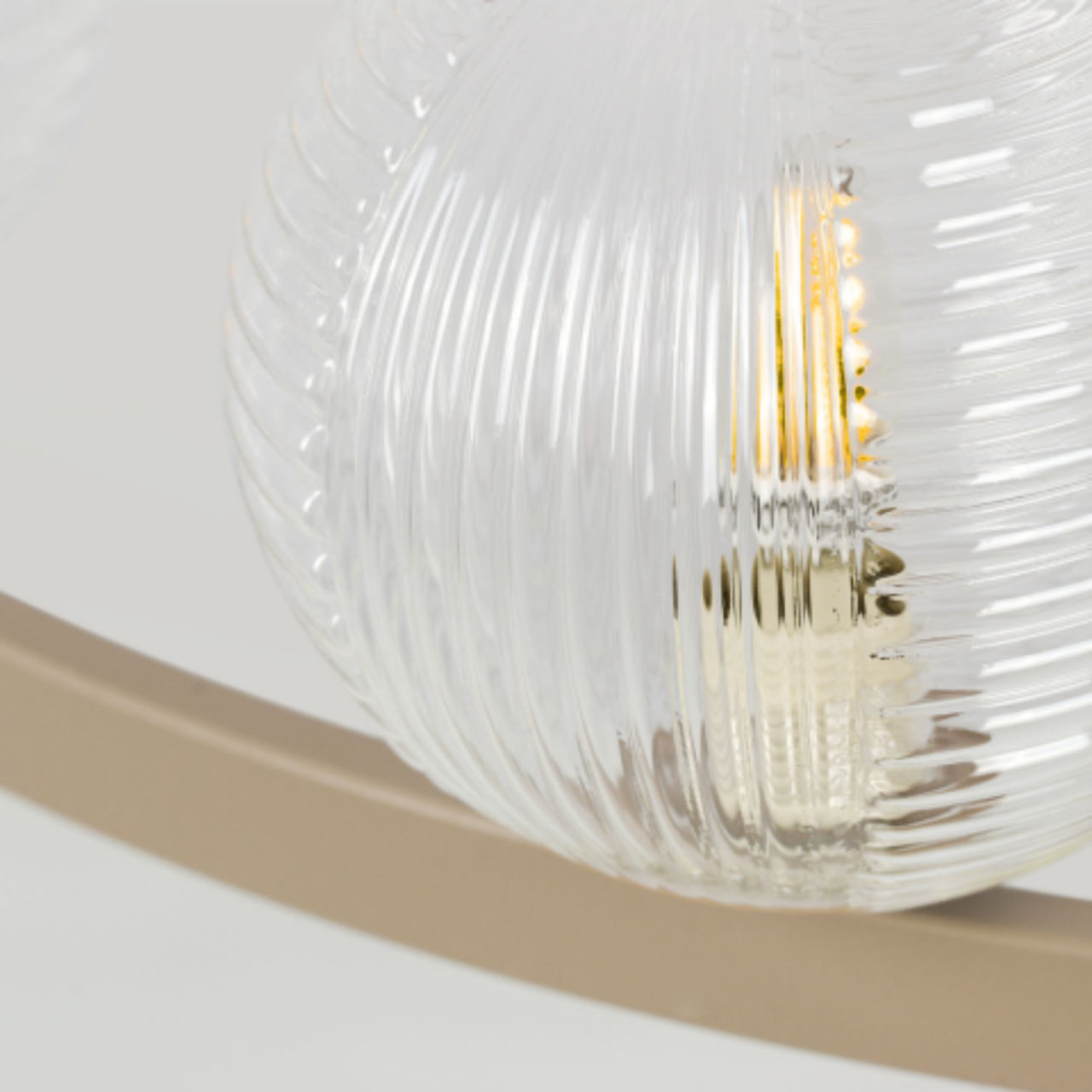Lustră Kaja TESORO K-5700 bej cu sticlă transparentă 6xG9 [2]