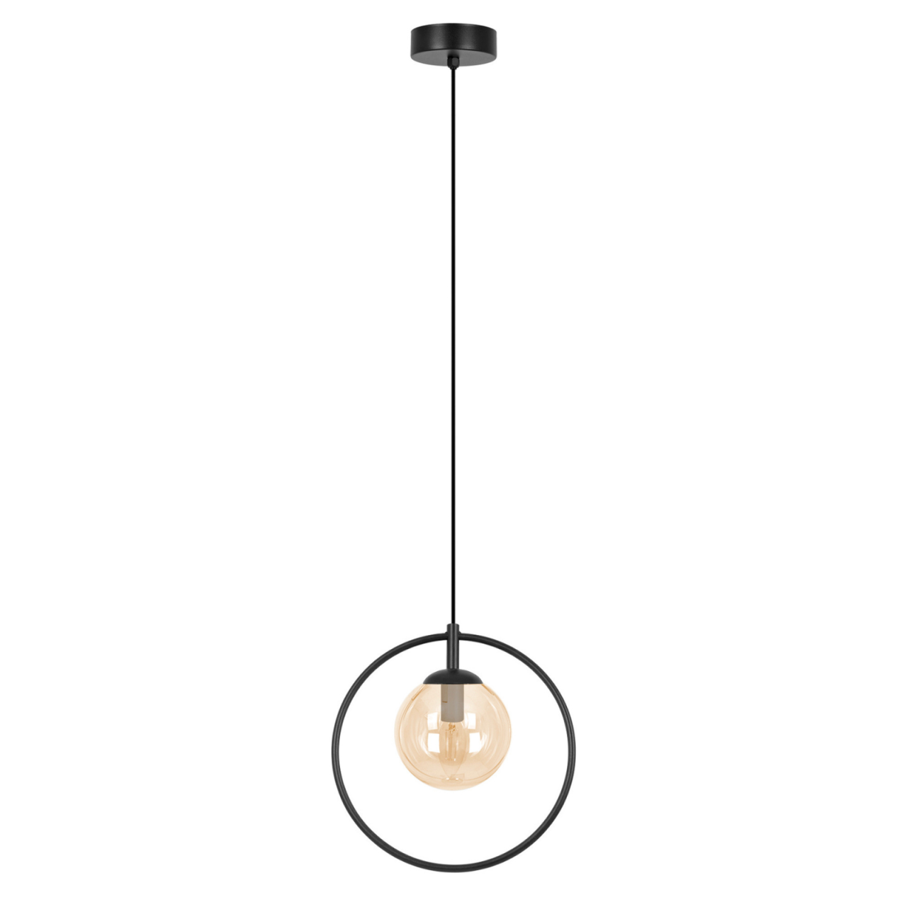 Pendul Kaja VENTA K-5476 negru chihlimbar E14 [5]