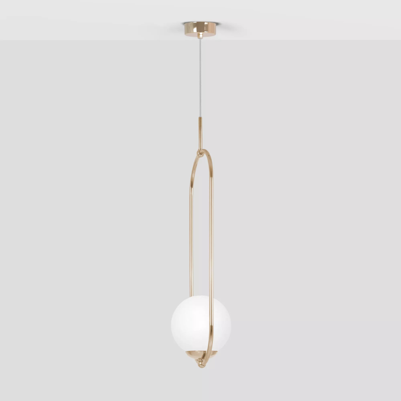 Lampă suspendată K-5391 RITUS 1xE27 metal sticlă [4]