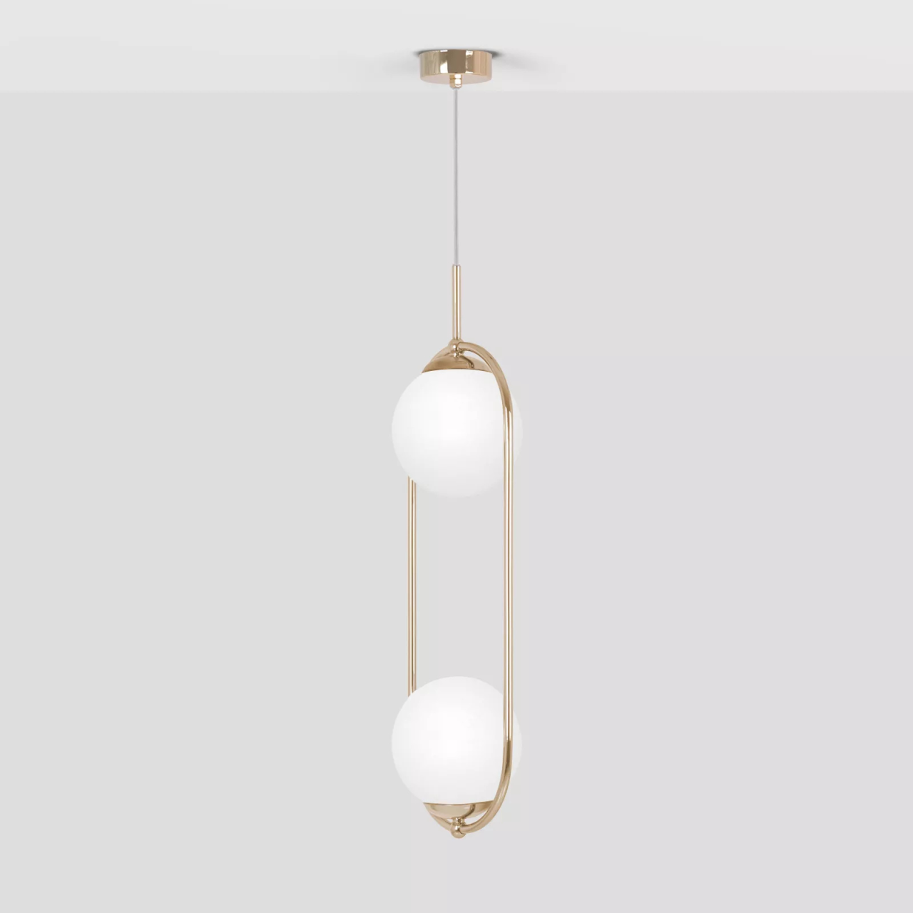 Lampă suspendată K-5392 RITUS 1xE27 metal sticlă [5]