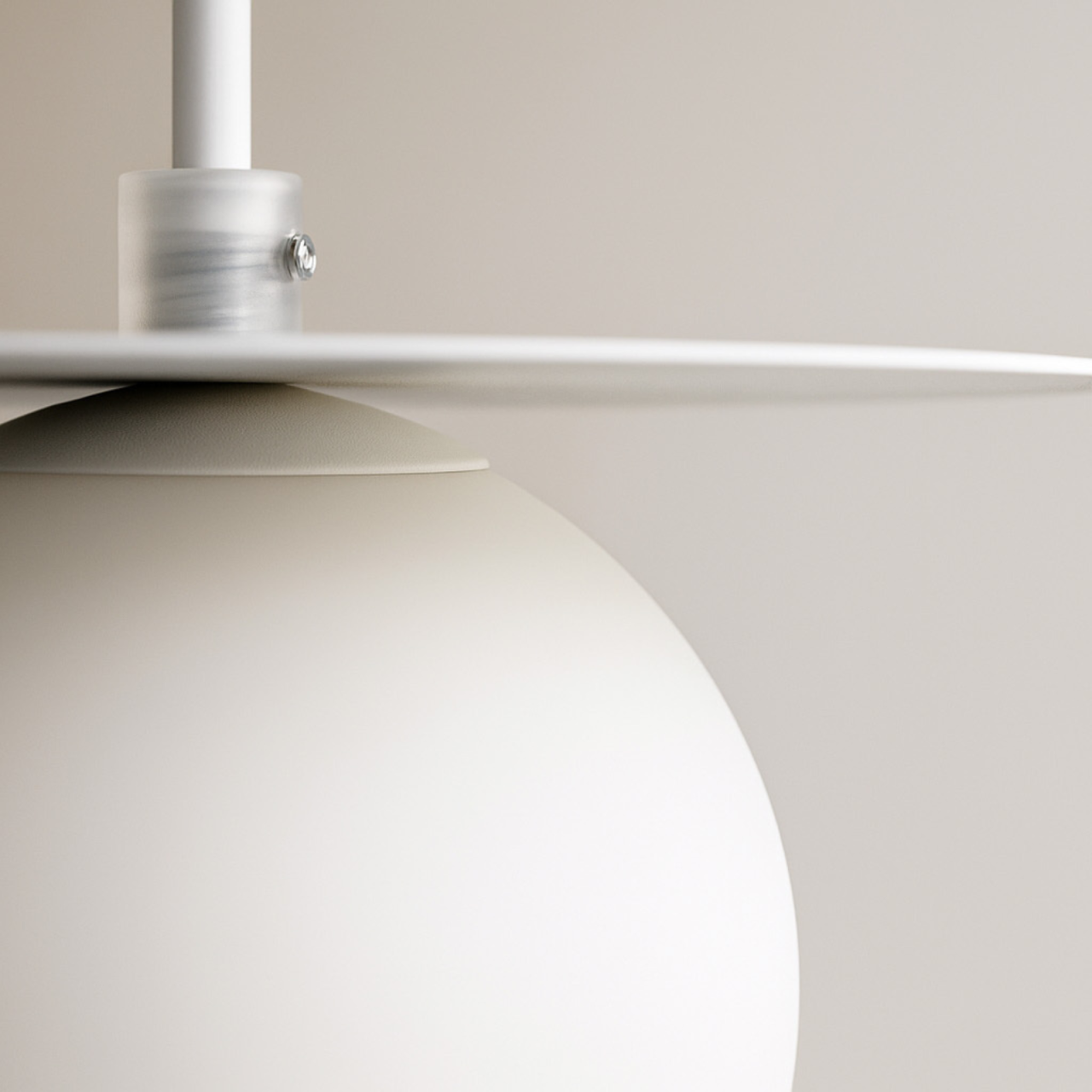 Lampă suspendată ROBIN K-5430 alb cu glob opal G9 | Kaja Lighting [4]
