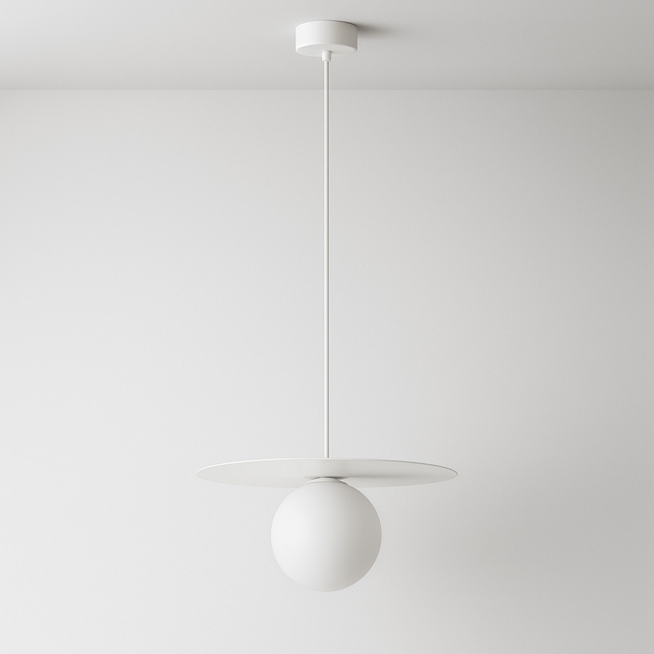 Lampă suspendată K-5431 ROBIN 1xG9 alb [2]