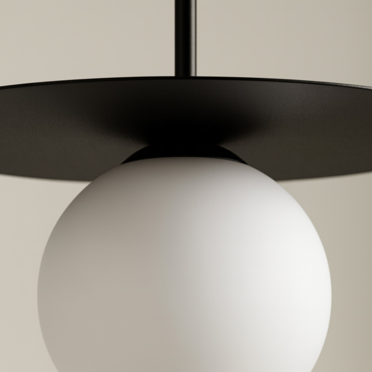 Lampă suspendată ROBIN K-5436 negru cu glob alb G9 | Kaja Lighting [5]