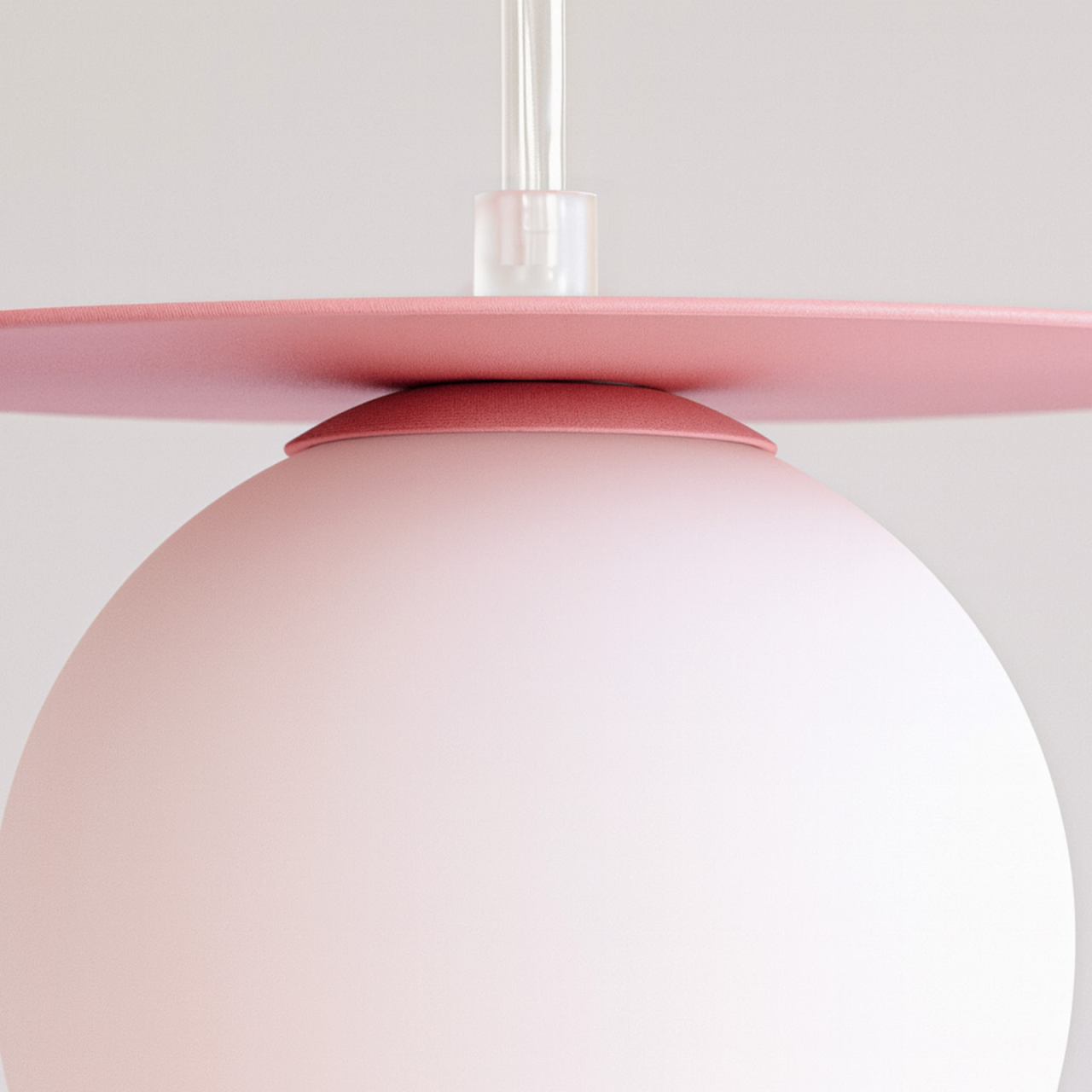 Lampă suspendată ROBIN K-5440 roz pudrat cu glob alb G9 | Kaja Lighting [4]