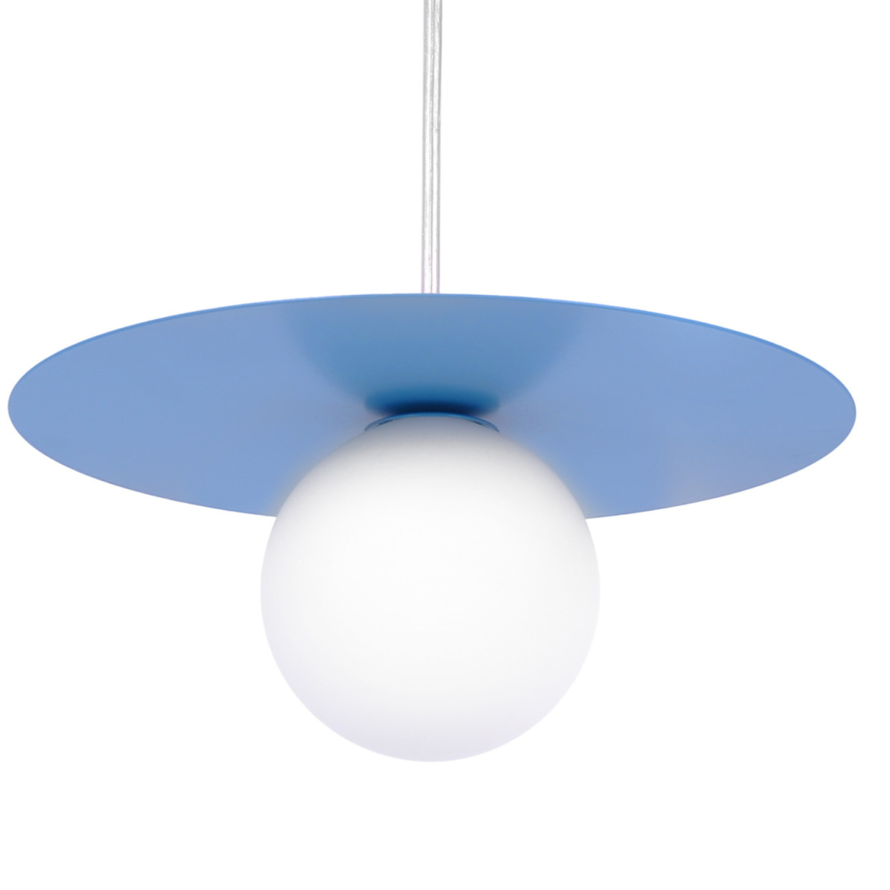 Lampă suspendată ROBIN K-5446 albastru cu glob alb G9 | Kaja Lighting [4]