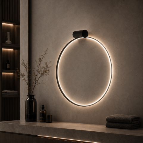 Plafoniere - aplica plafoniera CIRCOLO LED S negru LED integrat 3000K Nowodvorski