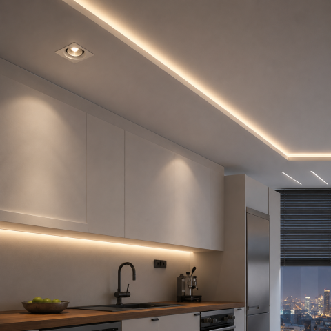Bandă LED - Bandă LED COB V-TAC 24V 3000K 10W/m IP20 280 LED/m