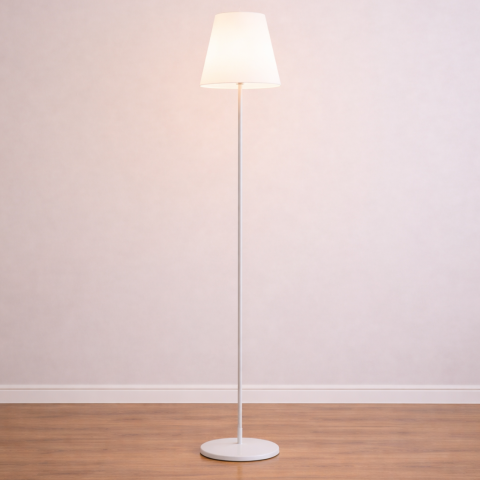 Lampadare - Lampadar exterior Azzardo HAVANA FLOOR WH alb cu negru IP44 AZ4661