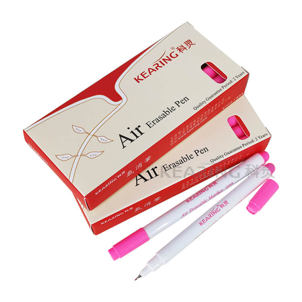 Carioca evanescenta pentru dat semne pe material textil, Kearing, roz [4]