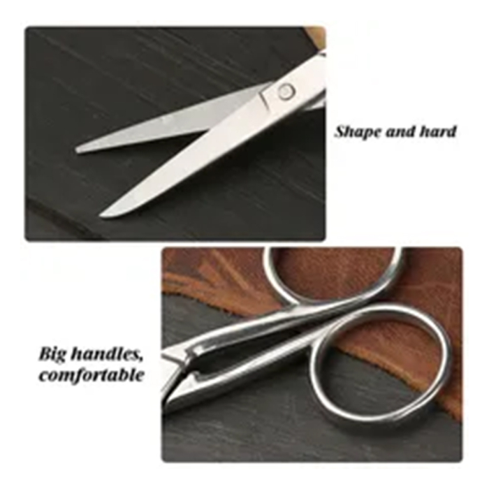 Foarfeca de cusaturi de uz casnic si profesional din otel inoxidabil, manere egale, Fraliz, 15cm (6") [6]