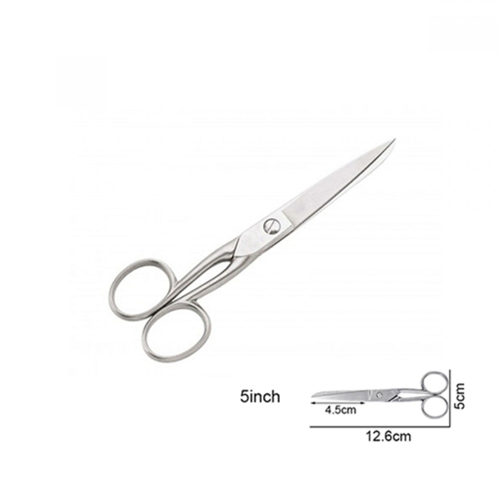 Foarfeca de cusaturi de uz casnic si profesional din otel inoxidabil, manere egale, Fraliz, 12.5cm (5") [2]