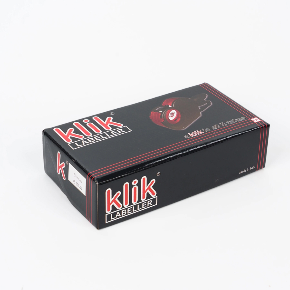 Marcator de pret, cod sau data, imprimare pe 2 linii, eticheta 26x16, 9 caractere pe primul rand + 9 caractere pe al doilea rand, Klik 18 [5]