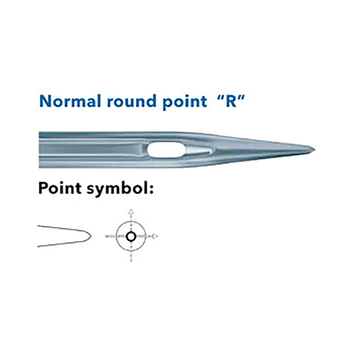 Set 10 ace de cusut cu butuc normal pentru masini de cusut industriale simple, Schmetz, varf normal - R [3]