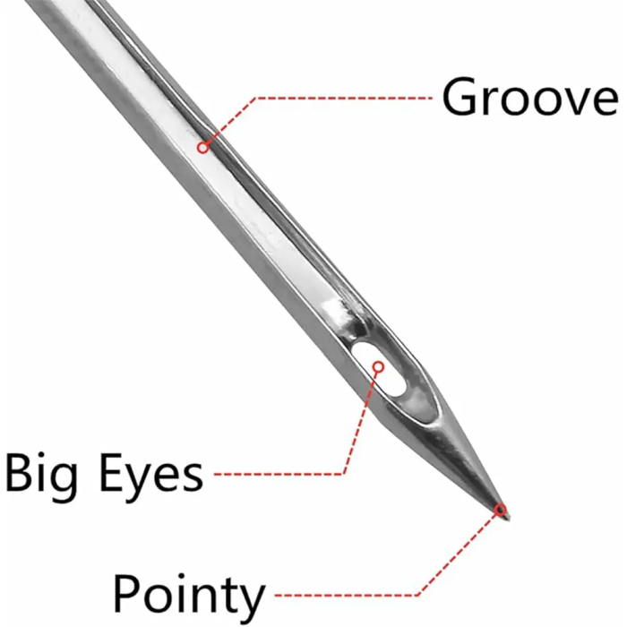 Set 10 ace de cusut pentru masini de cusut saci, Schmetz [2]