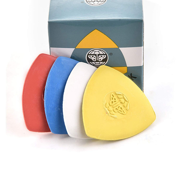 Set 10 buc creta triunghiulara pentru croitorie, culori asortate - alb, rosu, galben, albastru [1]