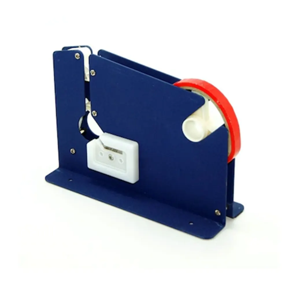 Aparate de sigilat pungi - Aparat din metal pentru sigilat pungi cu banda adeziva tip scotch, cu dispozitiv de taiere