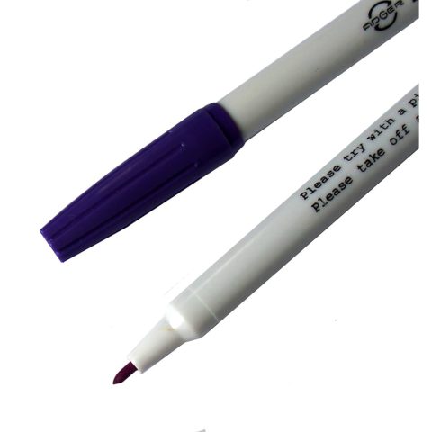 Carioca evanescenta pentru dat semne pe material textil, Adger original, violet [1]