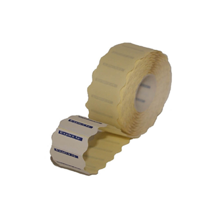 Etichete adezive - Etichete autoadezive cu adeziv permanent, dimensiune 26×12mm, colturi rotunjite, pre-tiparite "Expira la", 1500 etic/rola, albe