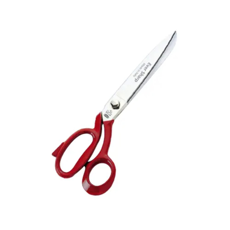 Foarfeci de croitorie - Foarfeca de croitorie din otel carbon C50 nichelat, manere inegale, cu autoascutire, Ever Sharp, Premax, colectia Classica, 20cm (8″)