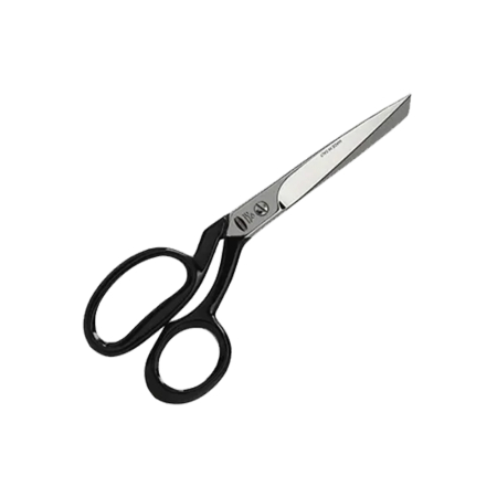 Foarfeci de croitorie - Foarfeca de croitorie din otel carbon C50 nichelat, manere inegale, Premax, colectia Omnia, 18cm (7″)