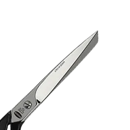 Foarfeca de croitorie din otel carbon C50 nichelat, manere inegale, Premax, colectia Omnia, 23cm (9″) [2]