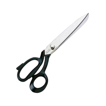 Foarfeci de croitorie - Foarfeca de croitorie din otel carbon C50 nichelat, manere inegale, Premax, colectia Omnia, 25cm (10″)