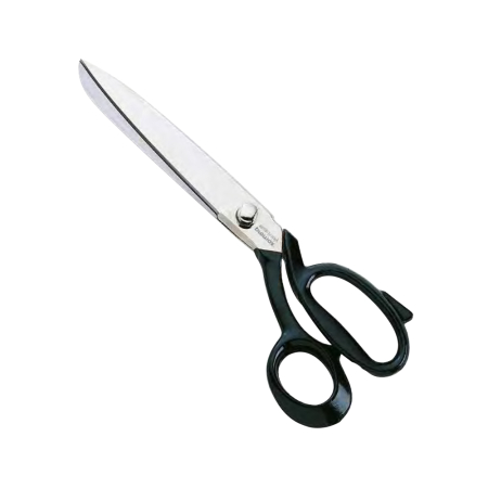 Foarfeca de croitorie din otel carbon C50 nichelat, manere inegale, Premax, colectia Omnia, 25cm (10″) [1]