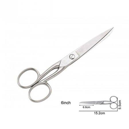 Foarfeca de cusaturi de uz casnic si profesional din otel inoxidabil, manere egale, Fraliz, 15cm (6") [1]