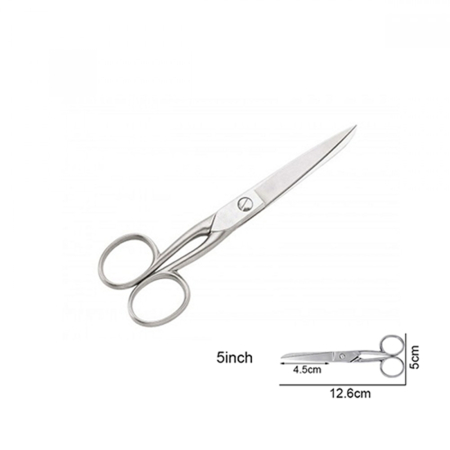 Foarfeca de cusaturi de uz casnic si profesional din otel inoxidabil, manere egale, Fraliz, 12.5cm (5") [1]