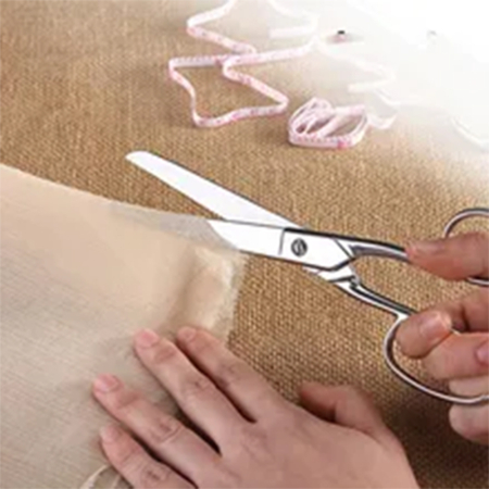 Foarfeca de cusaturi de uz casnic si profesional din otel inoxidabil, manere inegale, Fraliz, 18cm (7") [2]