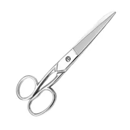 Foarfeci - Foarfeca de cusaturi de uz casnic si profesional din otel inoxidabil, manere inegale, Fraliz, 18cm (7")