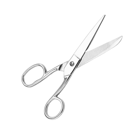 Foarfeca de cusaturi de uz casnic si profesional din otel inoxidabil, manere inegale, Fraliz, 18cm (7") [1]