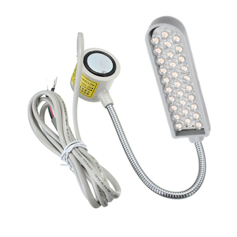 Lampi de iluminat - Lampa ergonomica 30 leduri cu suport magnetic, transformator si intensitate luminoasa reglabila, pentru masini de cusut, 220V