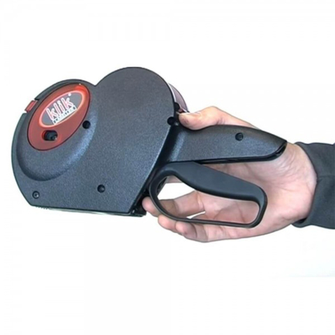 Marcator de pret, cod sau data, imprimare pe 2 linii, eticheta 26x16, 9 caractere pe primul rand + 9 caractere pe al doilea rand, Klik 18 [7]