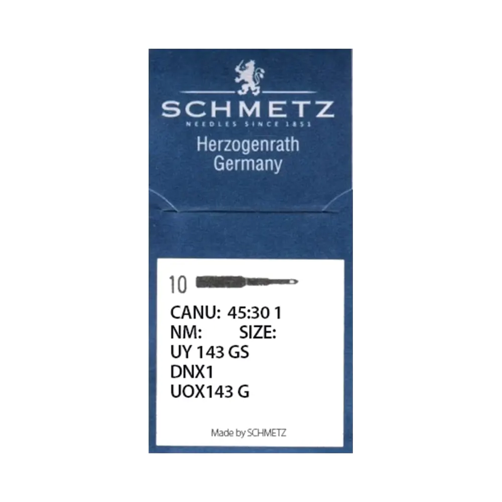 Ace de cusut - Set 10 ace de cusut pentru masini de cusut saci, Schmetz