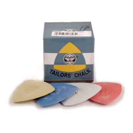 Set 10 buc creta triunghiulara pentru croitorie, culori asortate - alb, rosu, galben, albastru [1]