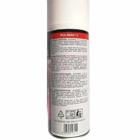 Spray de scos pete cu putere marita de curatare de pe materiale textile, haine, covoare, tapiterie, capacitate 400ml - Pulimak2 [2]