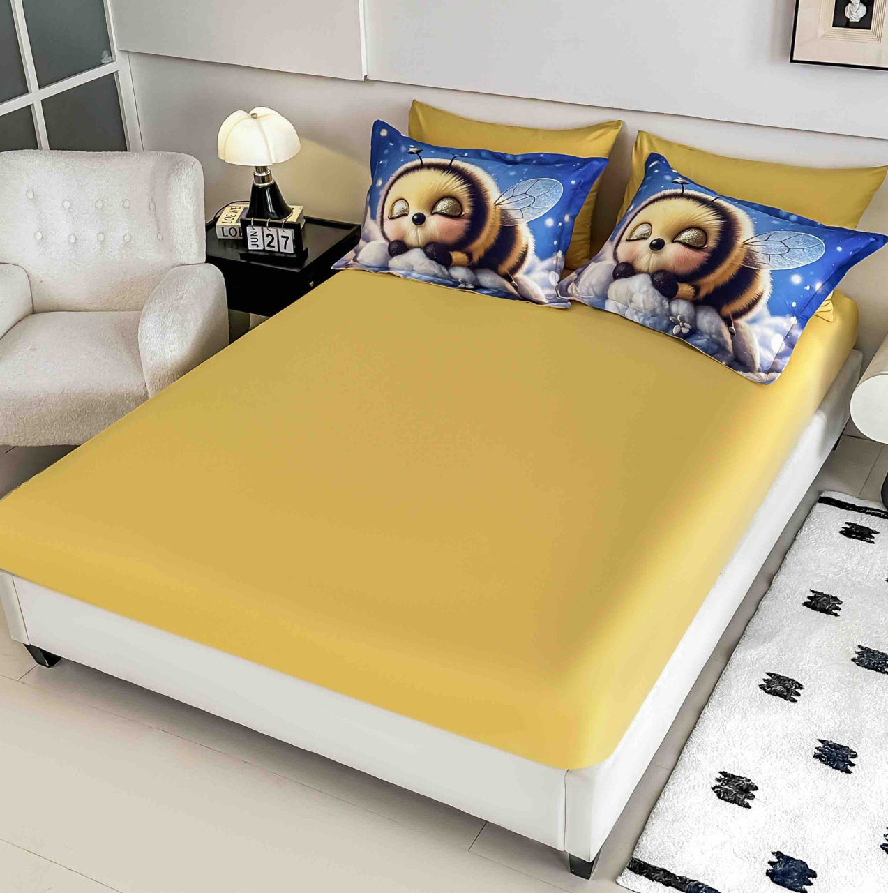 Lenjerie Finet – Sweet Dream Bee – 6 Piese – JOJO Home [2]