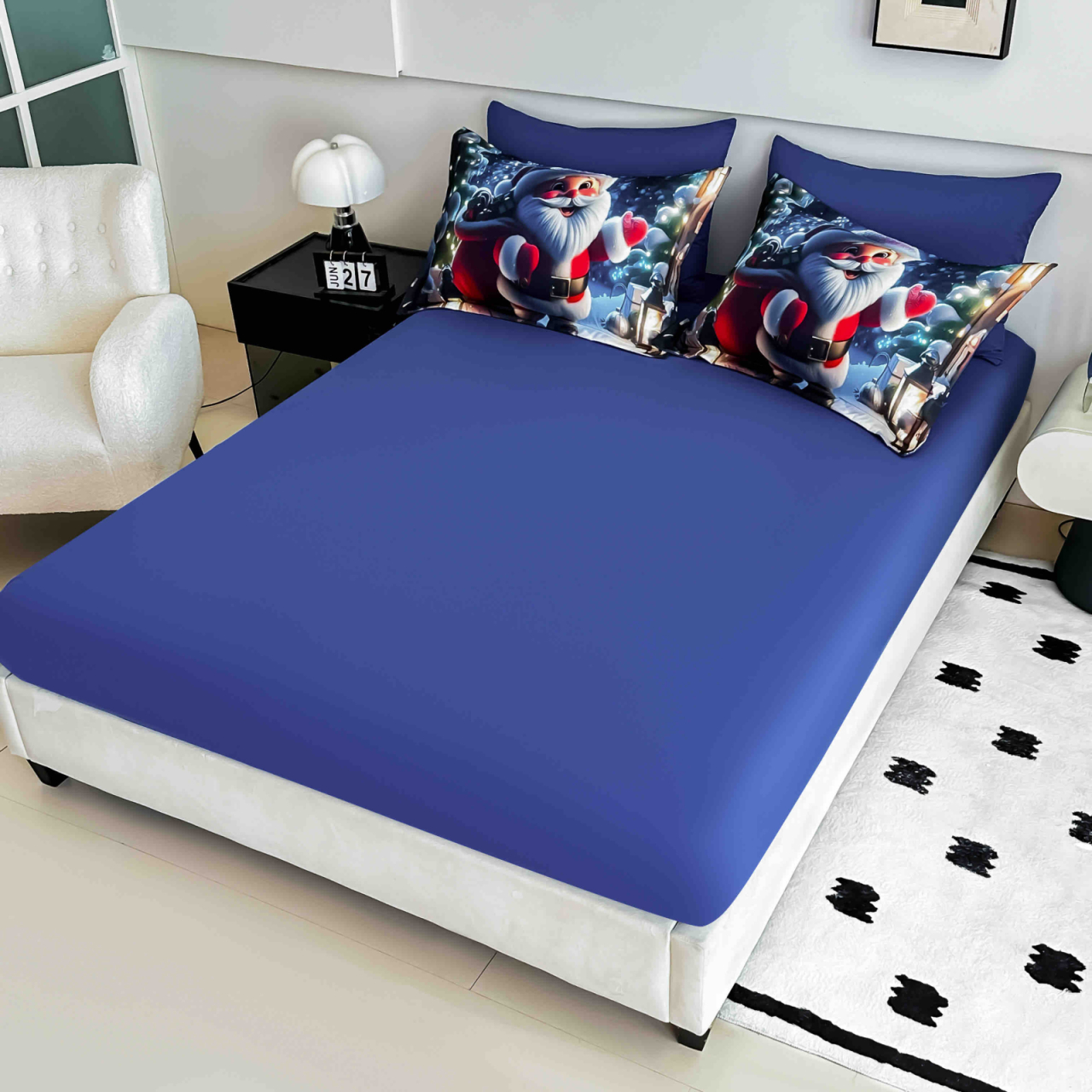 Lenjerie pat Finet gros JOJO HOME Craciun – model festiv [2]