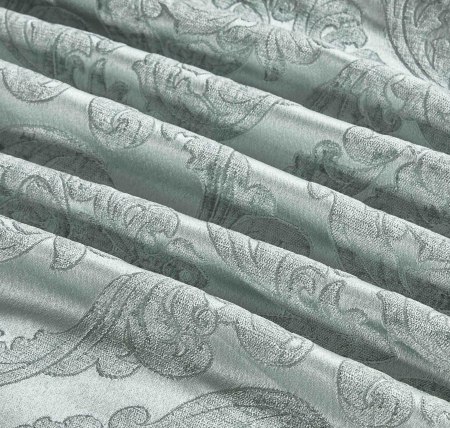 Set Lenjerie Luxury Jacquard Jojo Home – 7 piese premium verde pastel [3]