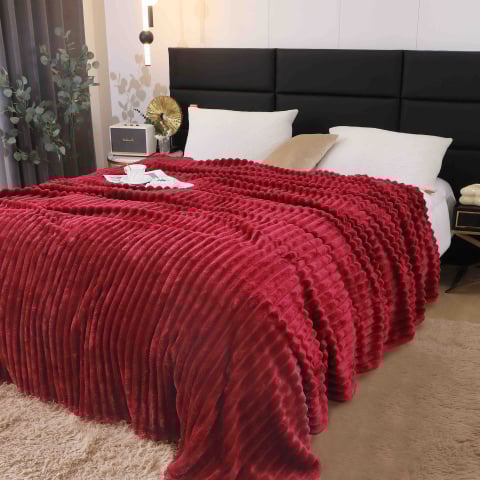 Paturi Cocolino - Patura Cocolino Cu Dungi Grosime Medie – 200x230 cm – Microfibra Moale