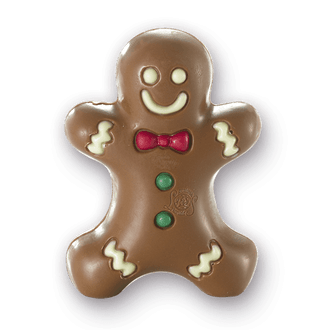 Colectia de Craciun - Om de turta dulce 4 culori lapte 30g