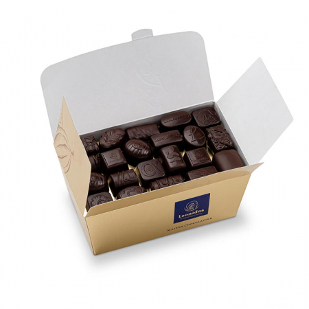 BALLOTIN CIOCOLATA NEAGRA - Ballotin Gourmand 1kg ~ 64 praline ciocolata neagra