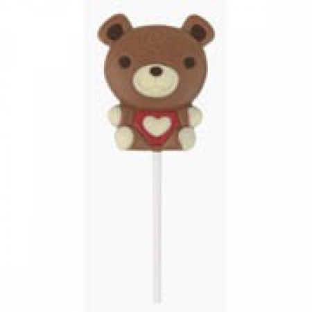 CONFISERIE LEONIDAS - Lollipop Urs Ciocolata Lapte 30g