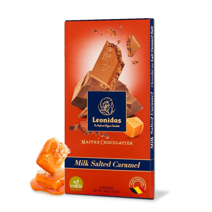 TABLETE ȘI BARE - Tableta ciocolata lapte si caramel sarat 100g