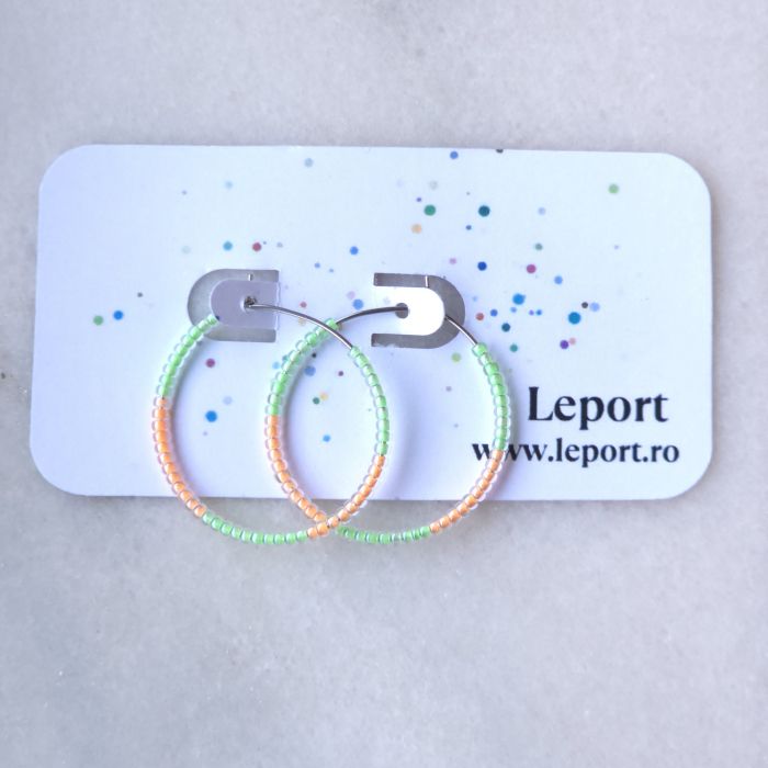 Cercei hoops 2 culori [2]