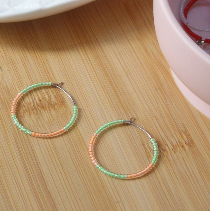 Cercei hoops 2 culori [3]