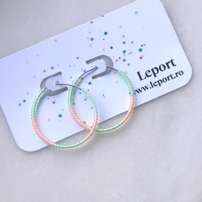 Cercei hoops 2 culori [4]