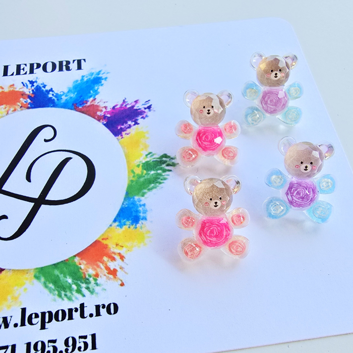 Cercei ursuleti roz [2]